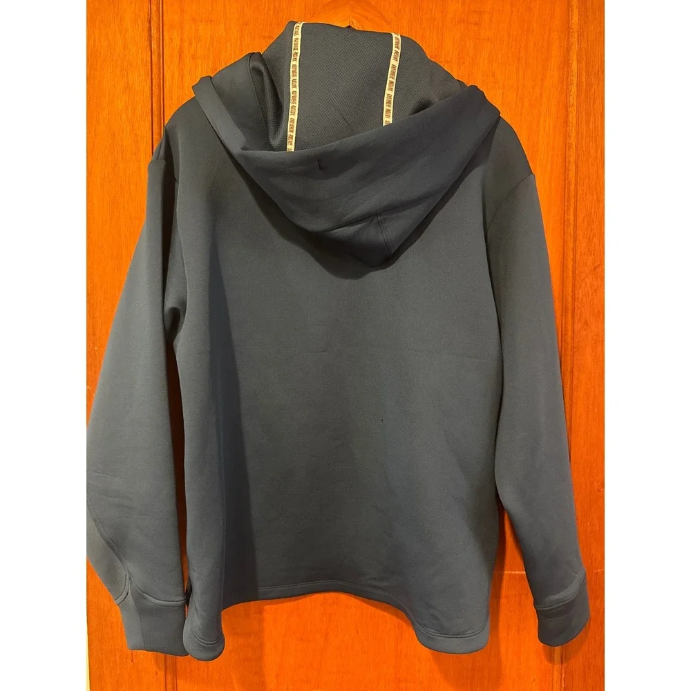 Nike women's hoodie Medium Sabrina full zip dri-fit NWT teal‎ blue jacket